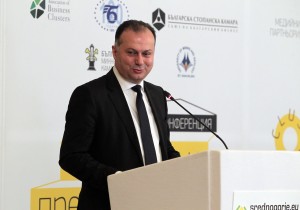 Любен Петров, Заместник-министър на икономиката по време на официалното откриване на Конференция "Иновации и предприемачество 2015"