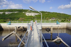 A comprehensive solution for managing the process of wastewater treatment. Wastewater treatment plant for waste water in the town of Provadia